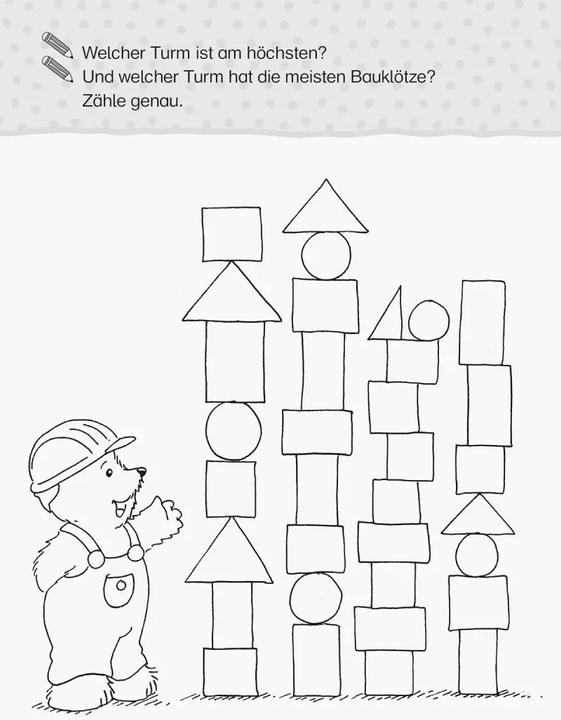 Actual product image Ravensburger Mein Kindergarten-Block: Farben, Formen, Logik (German, Britta Zimmermann, Anja Lohr, Christine Pätz, 2023)