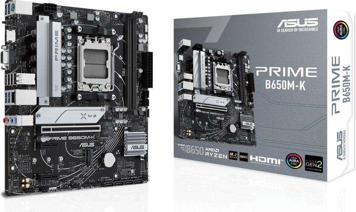 Actual product image ASUS Prime B650M-K (AM5, AMD B650, mATX)