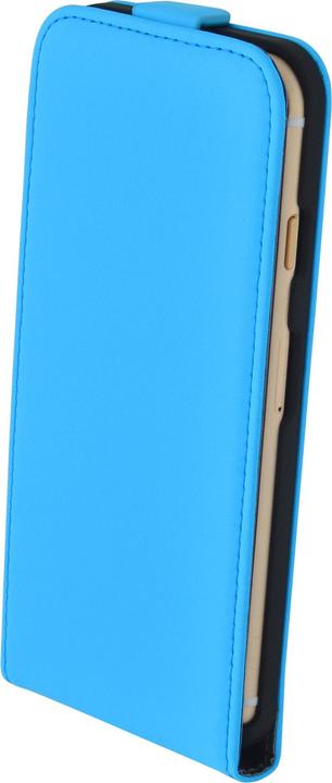 Productafbeelding Mobiparts Premium Flip Case Apple iPhone 7/8/SE (2020/2022) Light Blue (Apple iPhone SE (3e generatie), Apple iPhone SE (2e generatie), Apple iPhone 8, Apple iPhone 7)