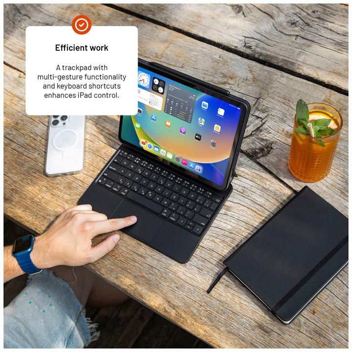 Actual product image Fixed Typee for Apple iPad 10.9" 2022 (10th gen), EN, black