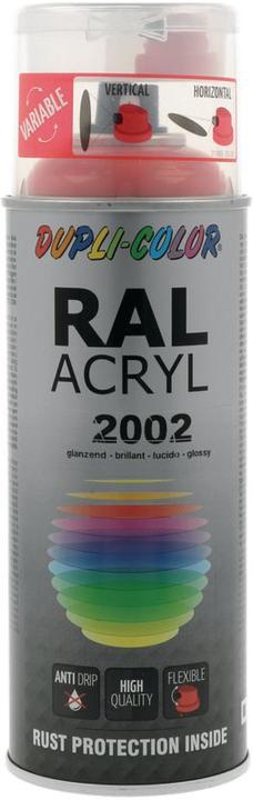 Dupli-Color Acryllack glänzend RAL 2002 blutorange (RAL 2002 Blutorange glänzend, 0.40 l)