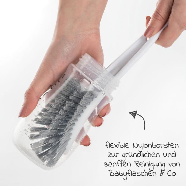 Actual product image MiaMia Cleaning accessories 2-piece cleaning set for baby bottles - draining rack