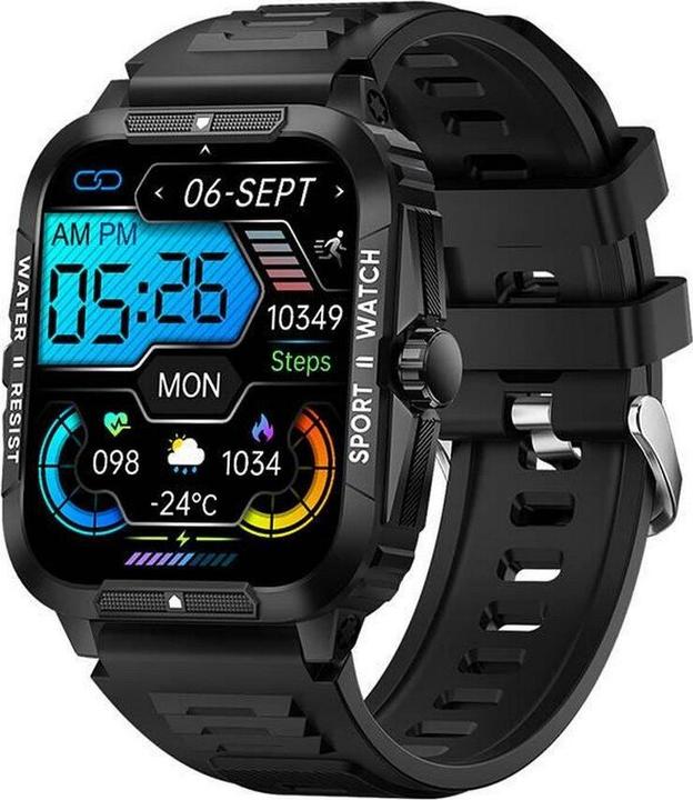 Actual product image Colmi P76 smartwatch (black) (40 mm)
