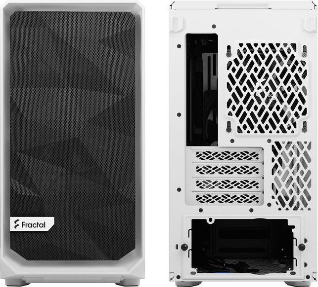 Actual product image Fractal Meshify 2 Mini White TG Clear Tint - white (mATX, DTX, Mini-ITX, Mini-DTX)