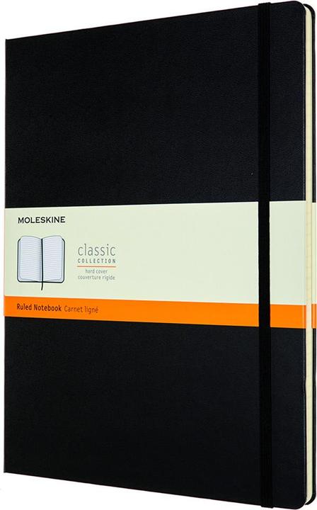 Actual product image Moleskine Notes Classic XXL (21,6x27,9 cm) line, hardcover, 192 pages, black (Lined, Hardcover)