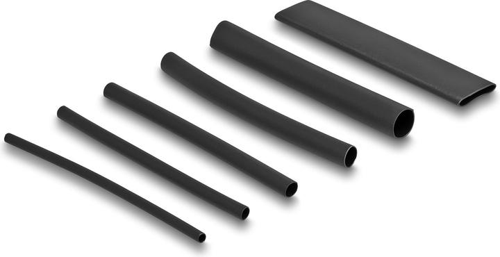 Productafbeelding Delock Assortimentsdoos krimpkous, zwart, 122 stuks (122 x)