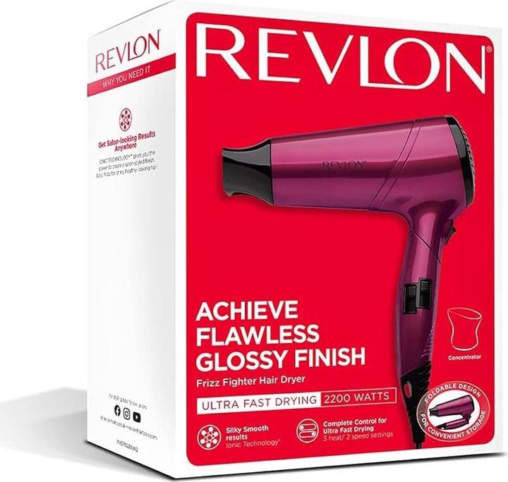 Actual product image Revlon RVDR5229 Perfect Heat Frizz Fighter Hair Dryer 2200W and Folding Handle