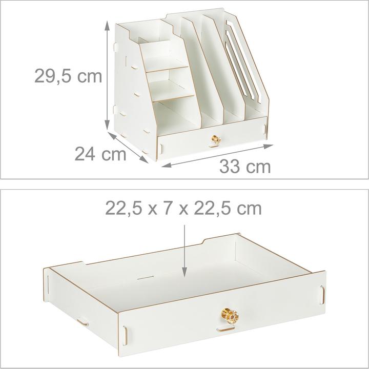 Actual product image Relaxdays Desk organiser (A4)