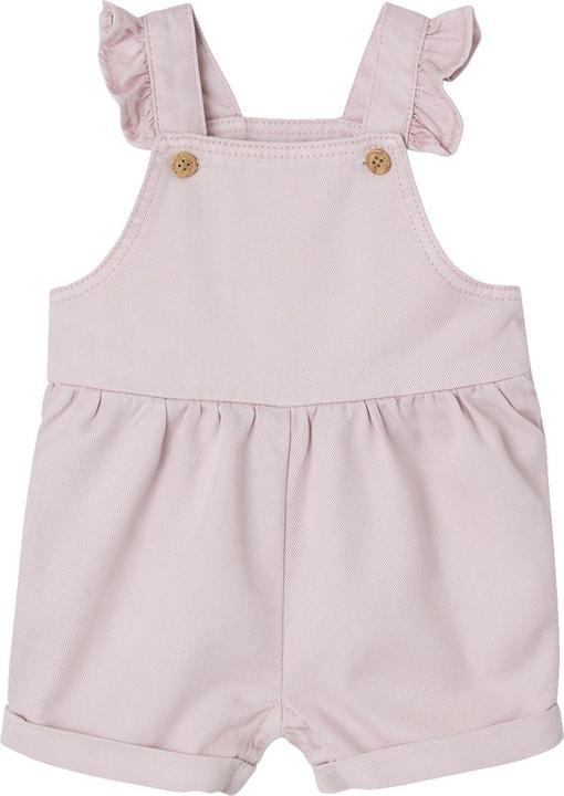 Produktbild Vertbaudet Kurze Baby Latzhose mit Volants, Lyocell/Baumwolle (74)