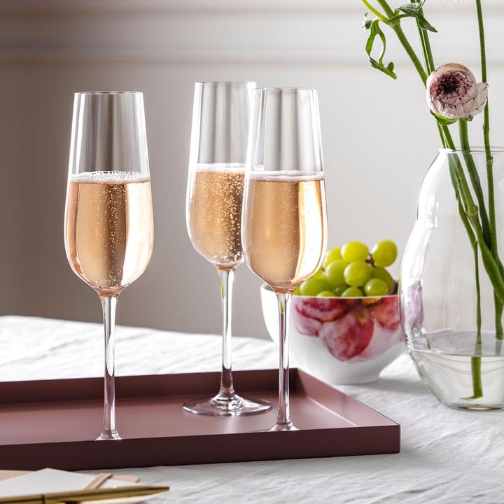 Actual product image Villeroy & Boch Rose Garden (12 cl, 4 Glasses, Champagne glasses)