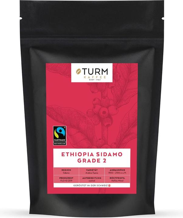 Image du produit Turm Kaffee Bio&Fair Ethiopia Sidamo (250 g, Torréfaction moyenne)