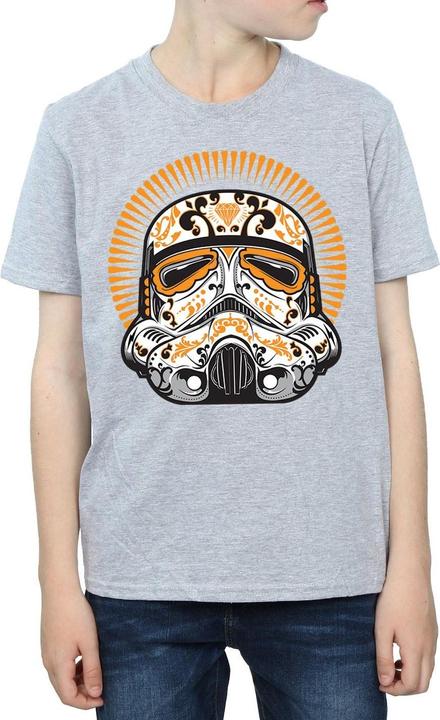 Immagine prodotto Star Wars Stormtrooper Dia De Los Muertos Maglietta Ragazzi (140, 146)
