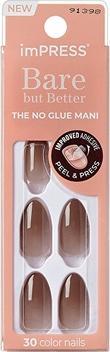 Produktbild KISS Adhesive nails ImPRESS Bare but Better MA - Cozy 30 pcs