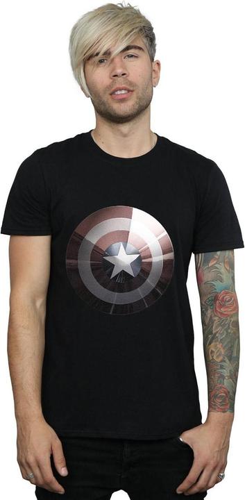 Immagine prodotto Maglietta Uomo Captain America Shield Shiny (L)