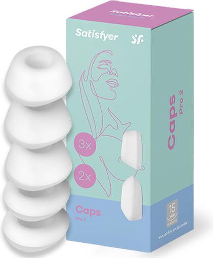 Actual product image Satisfyer Pro 2 Ersatz-Aufsätze