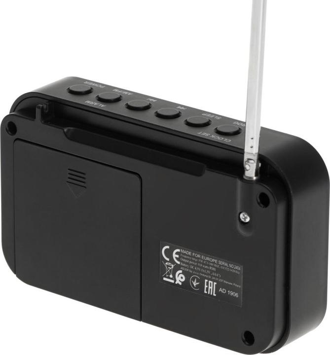 Actual product image Adler Interactive solution | PLL AM/FM Digital Radio | AD 1906 | Alarm function | White/Black (PLL, FM, AM)