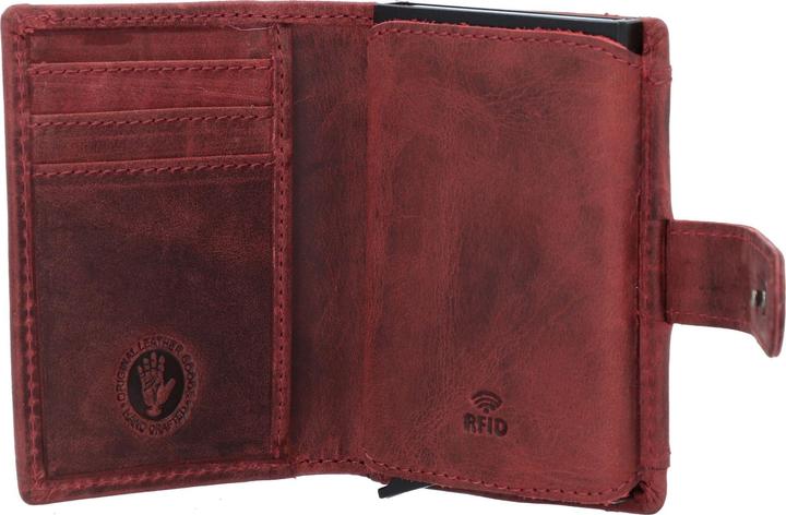 Actual product image Greenburry Vintage Original wallet RFID leather 8 cm