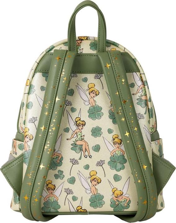 Actual product image Loungefly Disney by Mini Backpack Tinker Bell 4-Leaf Clover