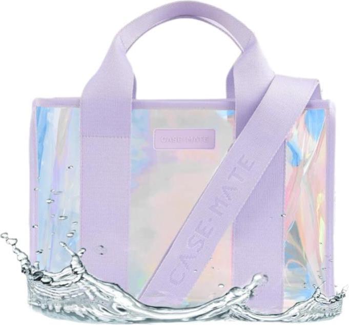 Case-Mate Soap Bubble Mini-Strandtasche – wasserdichte Umhängetasche (irisierend)