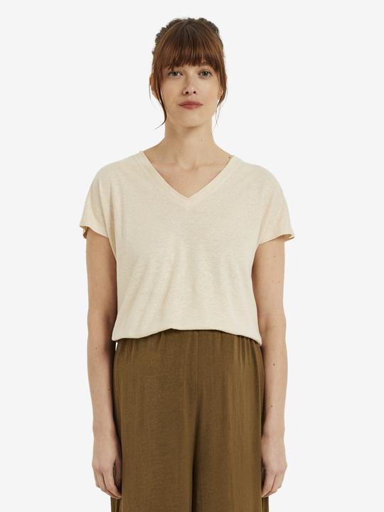 Actual product image Vertbaudet Umstands-Shirt, Viskose-Leinen-Mix mit Glanzeffekt (W32/L34)