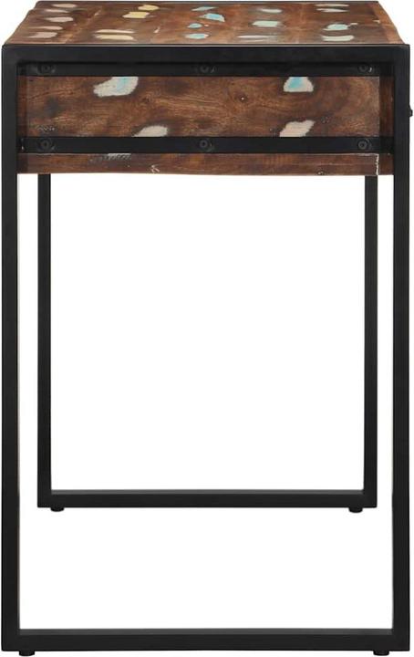 Image du produit VidaXL Bureau Multicolore 100x50x75 cm Table en vieux bois massif (100 x 50 x 75 cm)