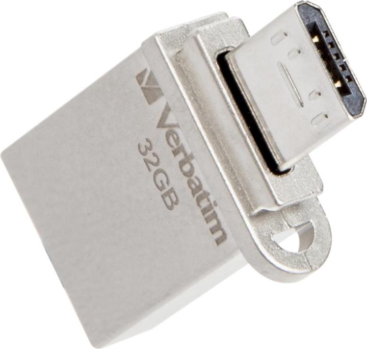 Actual product image Verbatim Store n Go OTG 32GB Micro Drive USB 3.0 (32 GB, USB 3.0, USB-A)