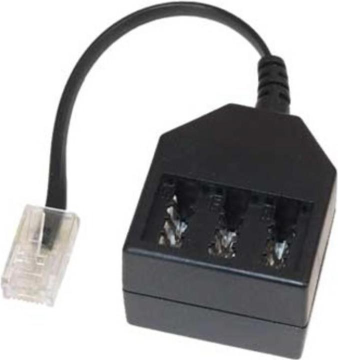 Produktbild Shiverpeaks S/CONN maximum connectivity Telefon ISDN Adapter-Western-Stecker 6/4 auf TAE Kupplung NFN, 0,2m