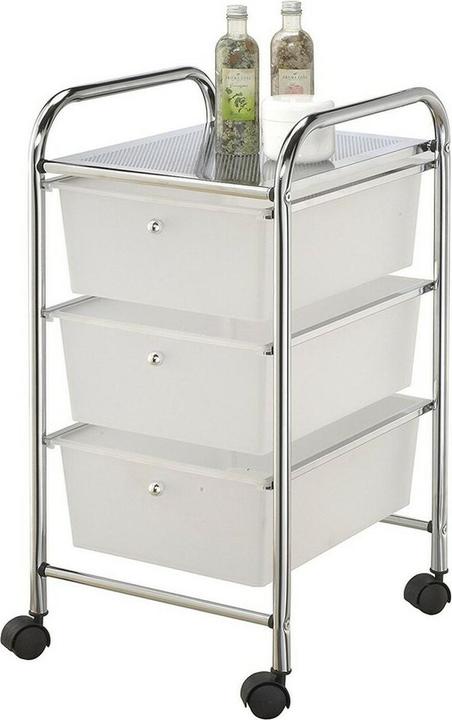 Actual product image Berilo Rollcontainer Durchsichtig (37 x 61 x 32 cm)