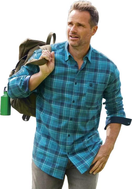 Produktbild Atlas For Men Doppelt kariertes Flanellhemd (3XL)