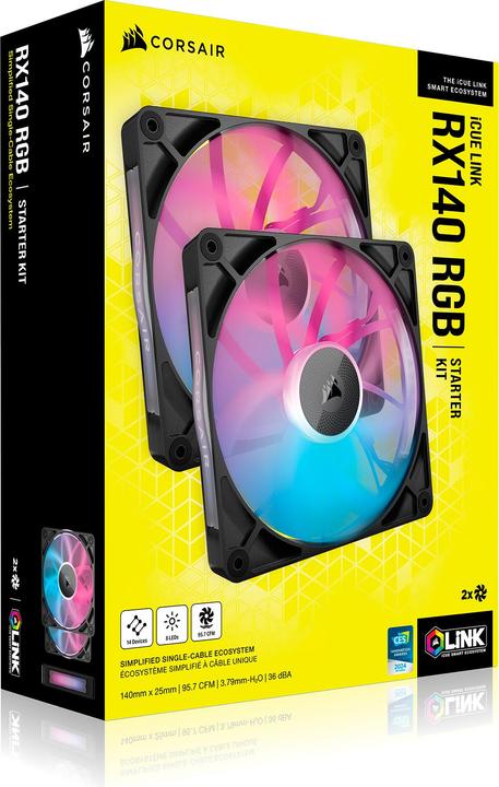 Produktbild Corsair Link RX140 (140 mm, 2 x)