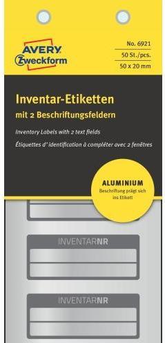 Produktbild Avery Inventar-Etiketten Aluminium-Folie