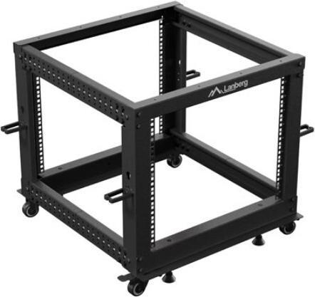 Actual product image Lanberg 19 OPEN RACK 9 HE 600X600-1100 VERSTELLBAR SCHWARZ