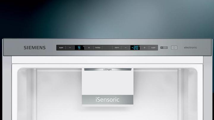 Image du produit Siemens iQ500, Réfrigérateur/congélateur indépendant avec partie congélation en bas, 201 x 60 cm, inox (343 l)