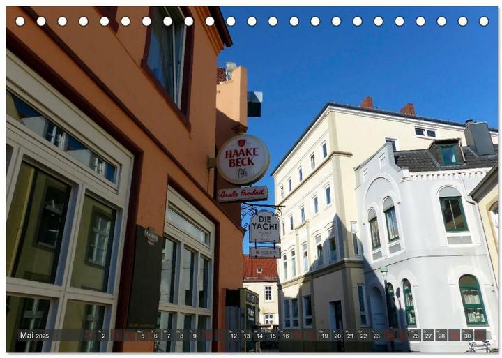 Produktbild Bremen Vegesack - Ein Stadtteil mit Flair (Tischkalender 2025 DIN A5 quer), Monatskalender (A5, Deutsch)