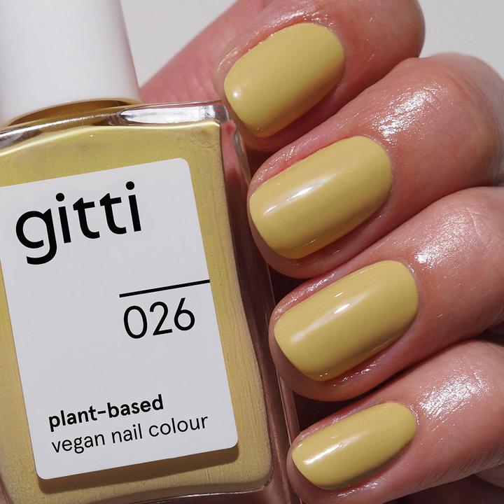 Produktbild Gitti no. 026 Nail Polish Mellow Yellow (026, Mellow Yellow, Farblack)