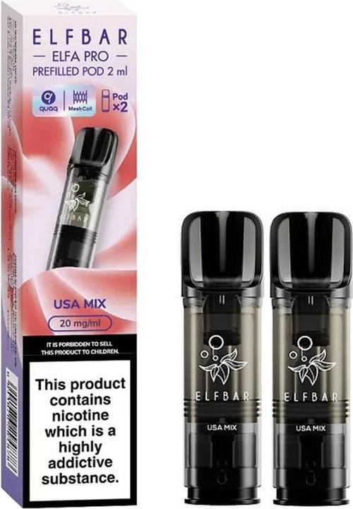 Produktbild Elfbar ELFA PRO 2x Pods USA MIX