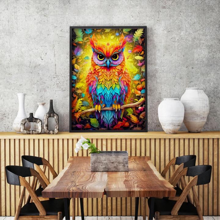 Actual product image Enjoy Puzzle Puzzle 1000 pieces - Autumnal Owl (1000 pieces)