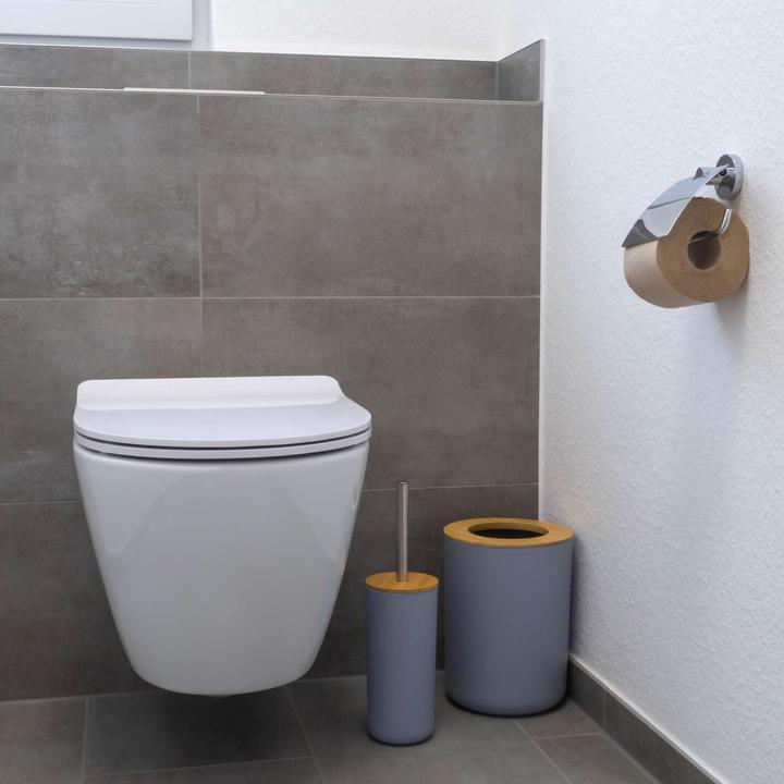 Produktbild Intirilife Badezimmer Zubehör Set inkl. Zahnputzbecher Seifenschale Seifenspender Toilettenbürste