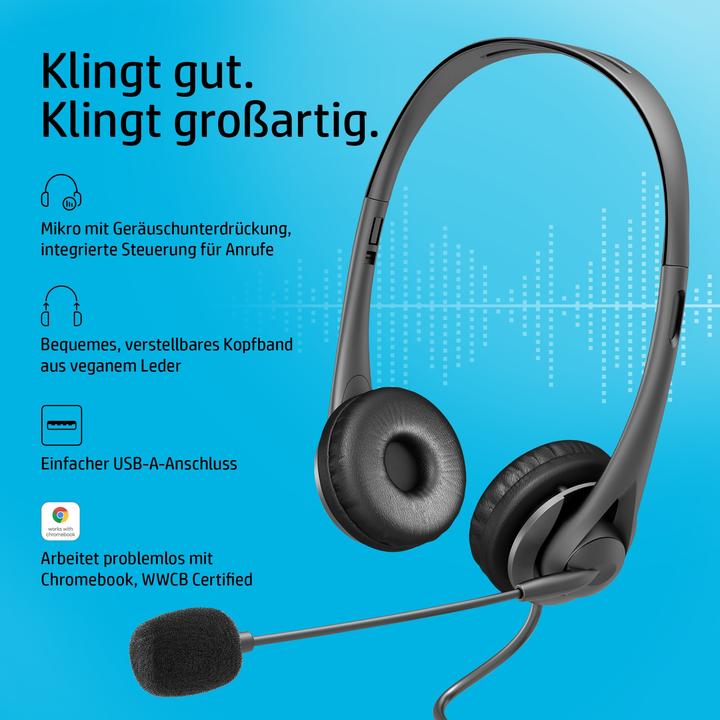 Immagine prodotto HP Cuffia G2 On-Ear (Cablato, USB-A)