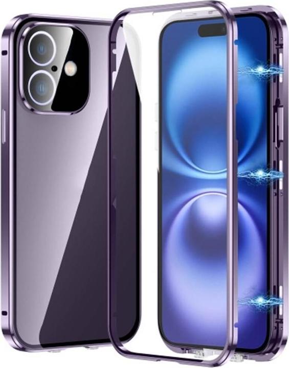 Produktbild Cover-Discount iPhone 16 Plus - Magnetische 360° Premium Schutzhülle mit Panzerglas (Apple iPhone 16 Plus)