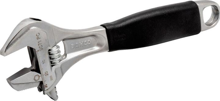 Image du produit Bahco Clé à molette ERGO, avec poignée caoutchoutée et mâchoire réglable - 33 mm (33 mm)