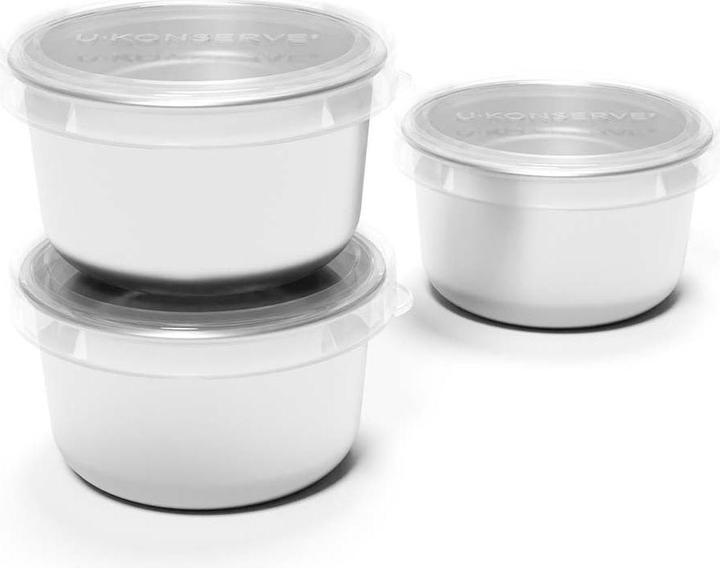 U-Konserve Set of 3 stainless steel containers (0.09 l)