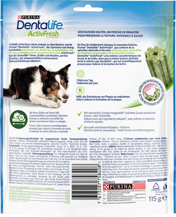 Produktbild Dentalife Kaustange ActivFresh Medium, 115 g (Adult, 1 Stk., 115 g)