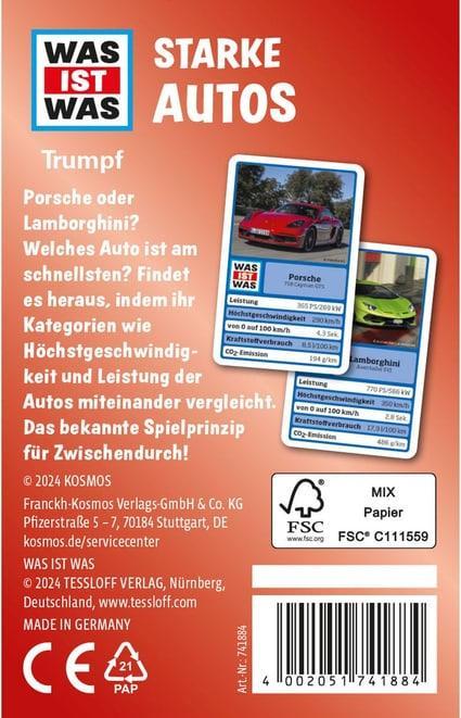 Image du produit Kosmos L'atout WAS IST WAS : les voitures puissantes (Allemand)