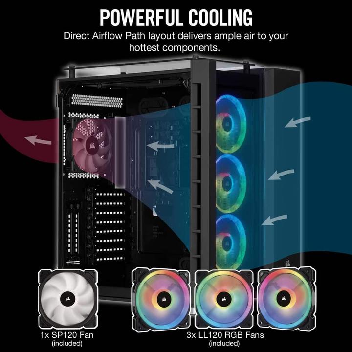 Produktbild Corsair 680X RGB (ATX, mATX, Mini-ITX, E-ATX)