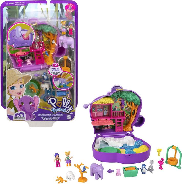 Produktbild Polly Pocket - Elefantenabenteuer Kompakt