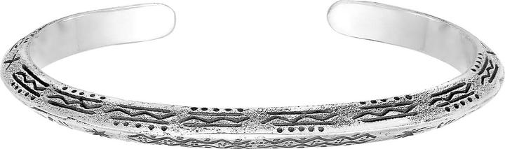 Haze & Glory Armband Armreif - Azetec 925 Silber (20 cm, 925er Sterling Silber)