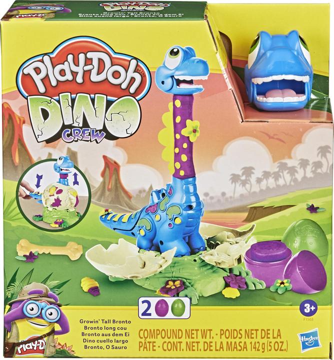 Actual product image Play-Doh Bronto from the egg