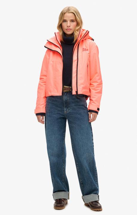 Produktbild Superdry HOODED EMB WINDBREAKER JKT Dames Jas - Maat M (12)