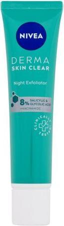 NIVEA Night exfoliating skin peeling Derma Skin Clear (Night Exfoliator) 40 ml (Peeling, 40 ml)
